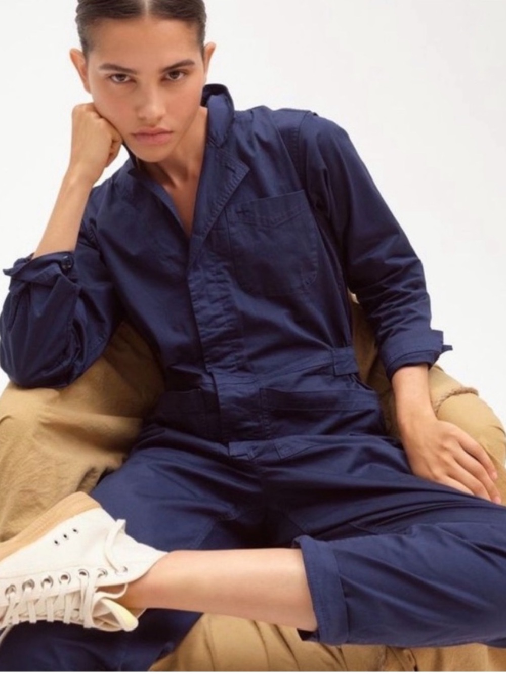 Alex Mill Jumpsuit Standard Utility in Dark Navy